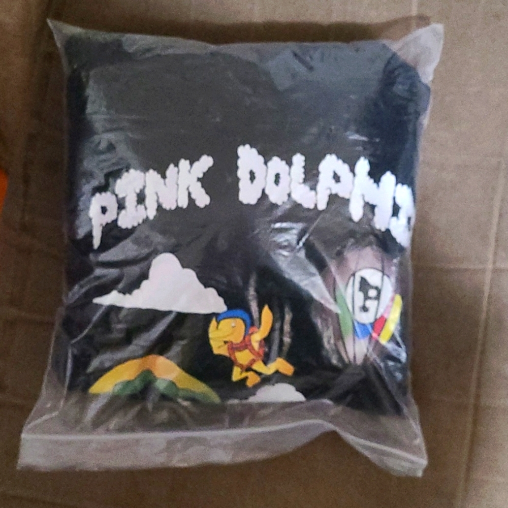 Black Pink Dolphin Hoodie - Size XL